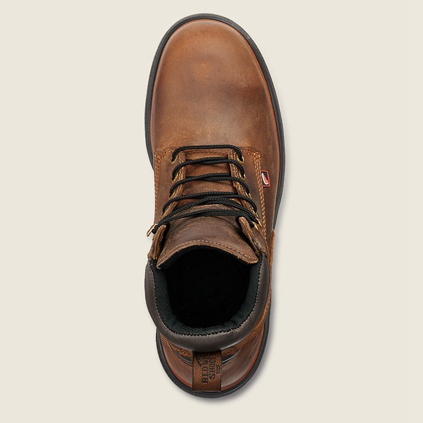 Red Wing Iş Botu Erkek - Dynaforce® - 6-Inch Soft Toe - Kahverengi - 12CRMGOKJ